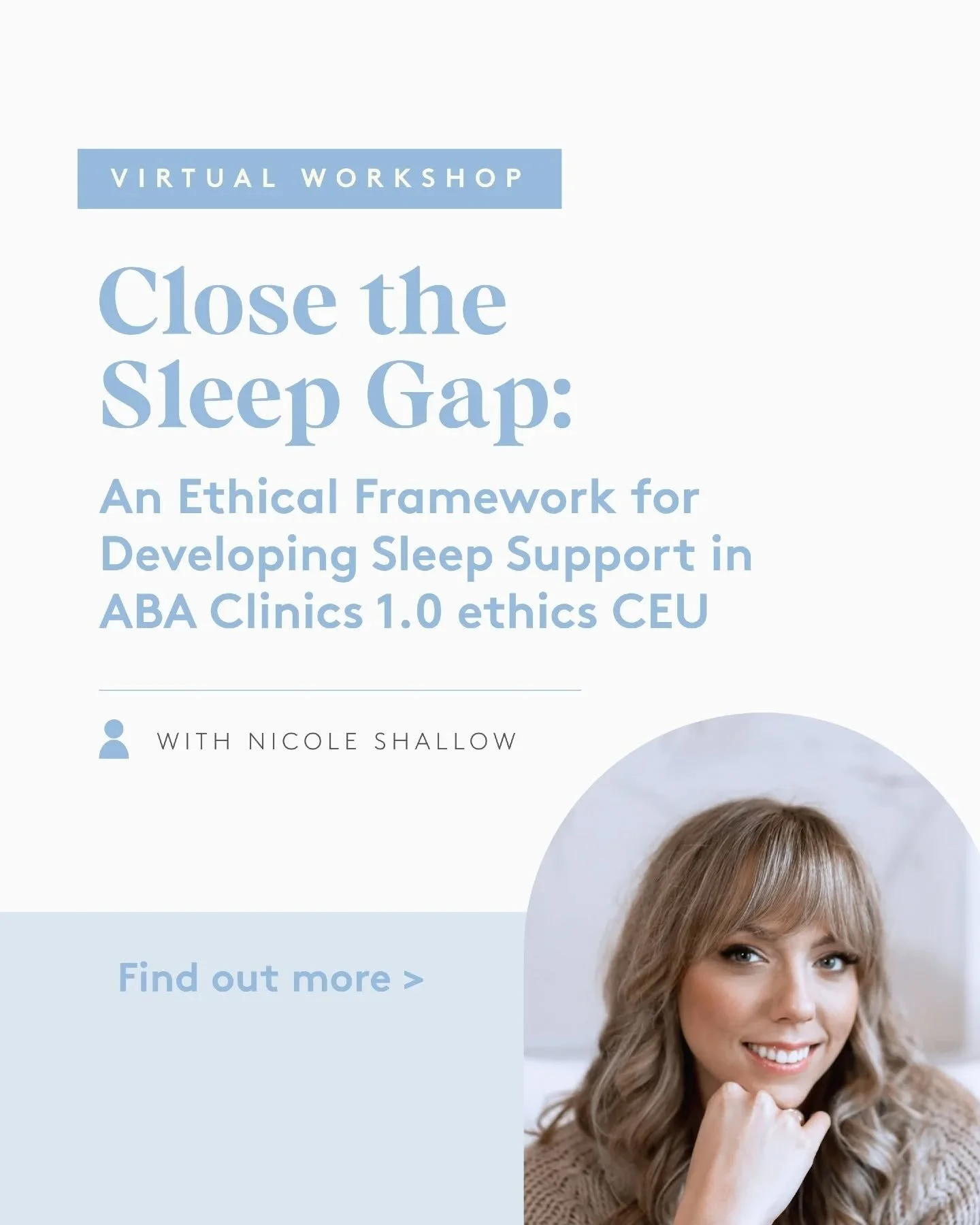 This conversation matters. 🩵

Sleep concerns show up in practice more often than many people realize, and for a lot of clinicians, they can also bring up a lot of uncertainty.

Because when a family is struggling and sleep is clearly impacting so mu