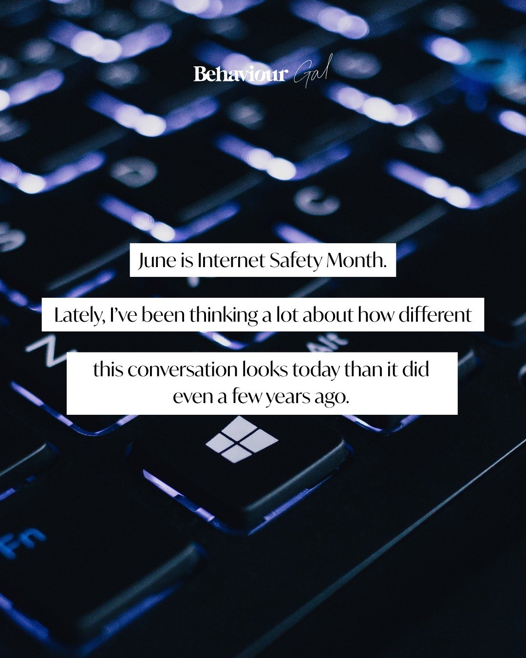 June is Internet Safety Month, and I have been thinking a lot about how different this conversation looks today than it did even a few years ago. 👩🏼&zwj;💻

For many kids and teens, the online world is not separate from their real world. It is wher