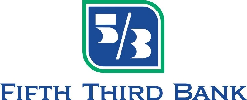 Fifth Third Bank logo with blue, green, and white colors