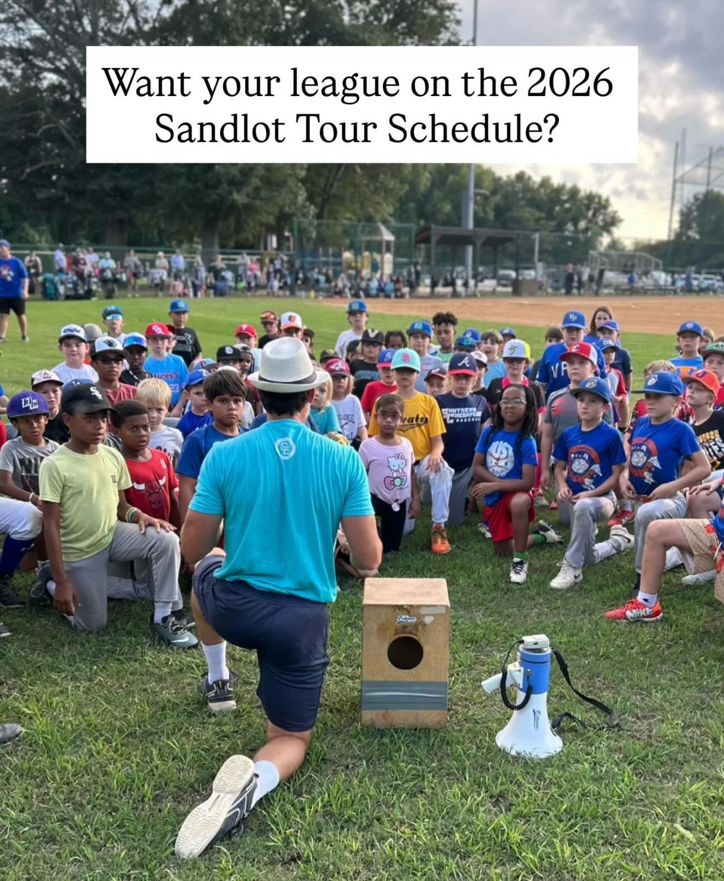 Then fill out the Interest Form at the website! The link is also in our LINKTREE in the BIO. National Sandlot Tour 2026 baby! The prep starts now.

What has this tour evolved into? The best education a league of coaches could ever ask for. Coach Ball
