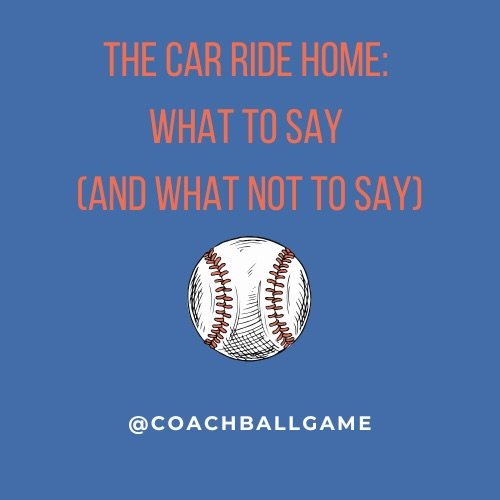 The most important coaching you&rsquo;ll ever do as a parent&hellip; happens after the game, in the car, when the emotions are highest and the confidence is lowest.

One wrong sentence can crush a kid.
One right sentence can build them for life.

Ski