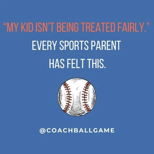 &ldquo;My kid isn&rsquo;t being treated fairly.&rdquo; Fair doesn&rsquo;t always mean equal, and that&rsquo;s a tough lesson in youth sports.

The best advice still holds:
Work harder than everyone else.
Be ready when your moment comes.

Effort is ne