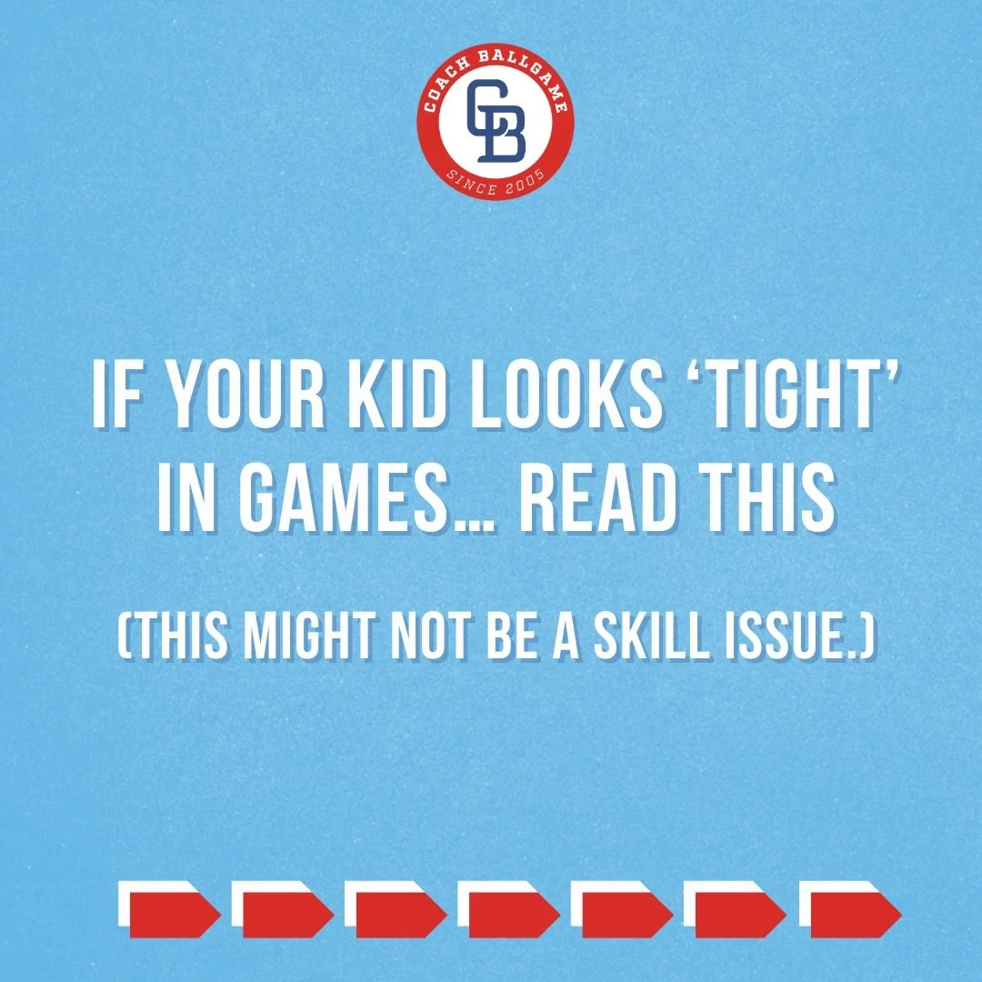 If your kid looks tight in games,
it&rsquo;s usually not a skill problem.

It&rsquo;s the invisible weight kids carry when adults care a lot.

The goal isn&rsquo;t to care less, it&rsquo;s to create emotional safety where effort matters, mistakes are