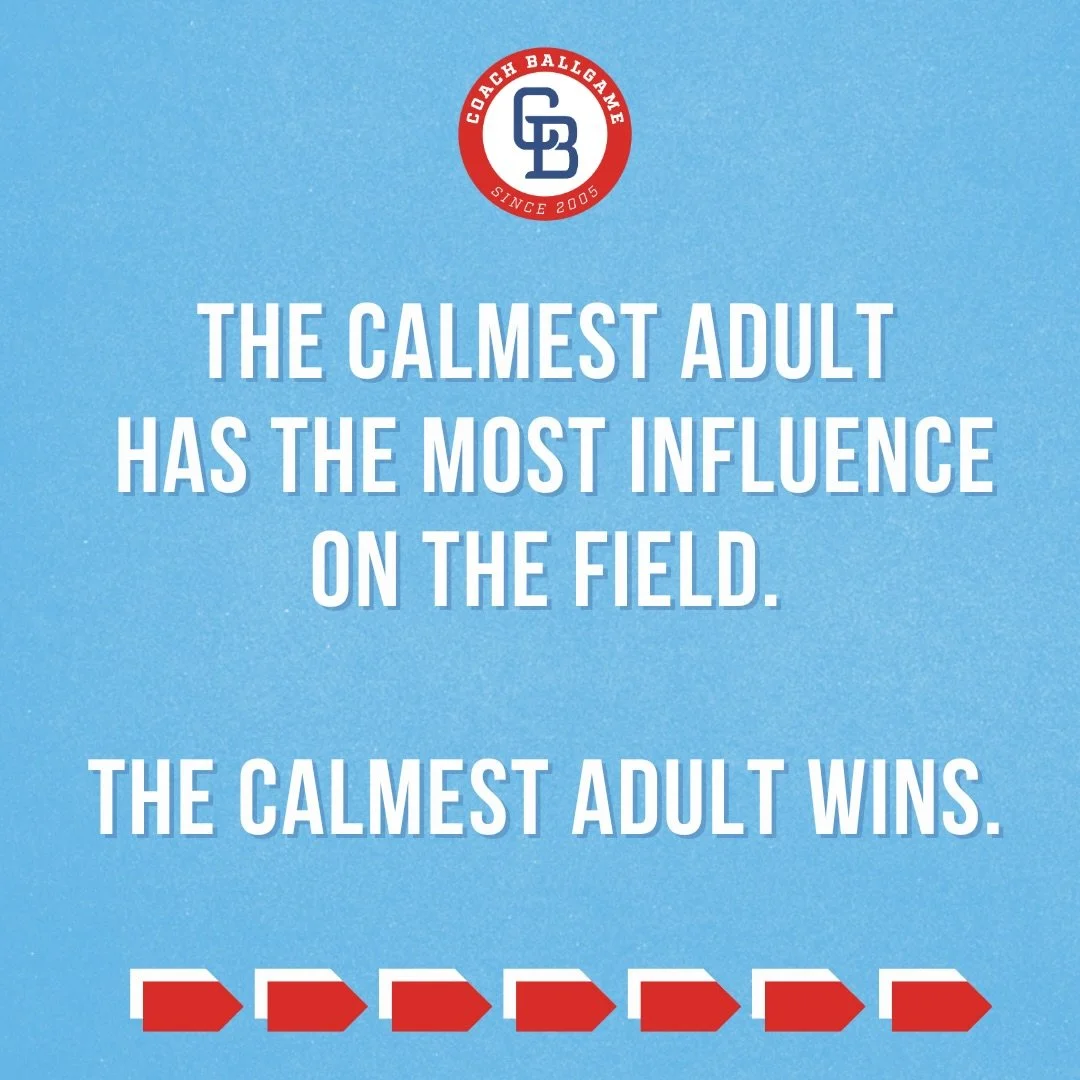 The calmest adult on the field
has the most influence.

Leadership in youth sports isn&rsquo;t volume, it&rsquo;s presence.

Lead slow.
Lead steady.
Lead on purpose.
