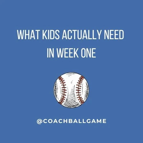 Week 1 isn&rsquo;t about mechanics.

It&rsquo;s about safety.

Clear expectations.
Simple cues.
Calm adults.

Lower heart rates first.
Development follows.