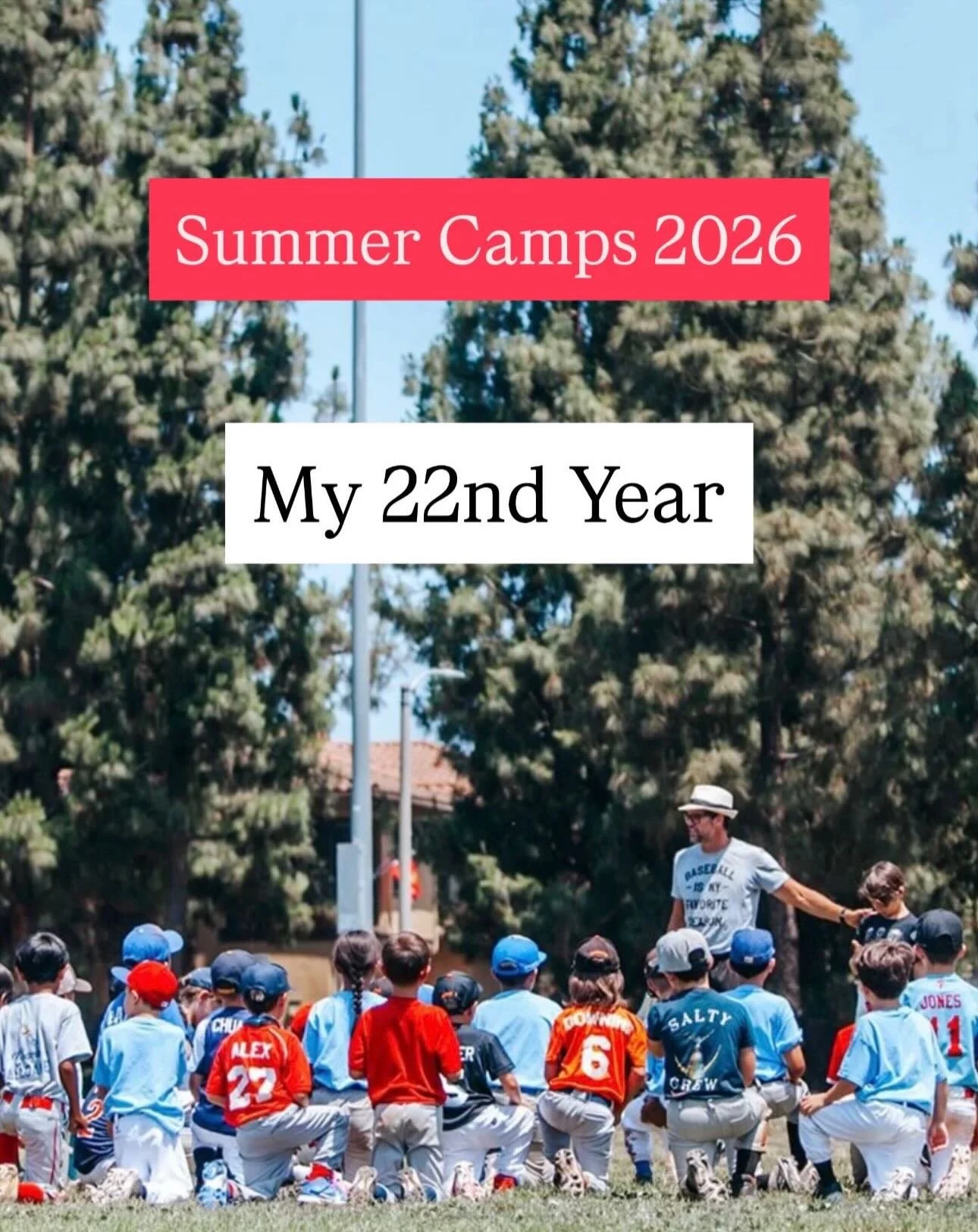 🔔 Sign Up you and your friends NOW as these will all SELL OUT. Link at my WEBSITE. 

What have I learned over 22 summers? That I&rsquo;m ALWAYS learning. I&rsquo;ll never have it all figured out, and that&rsquo;s the beauty of it. 

My rookie year w