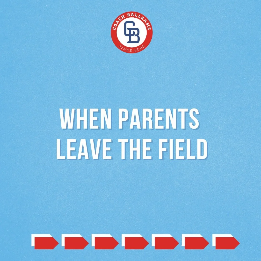 Parents being present changes everything. 

That&rsquo;s why at our sandlots, we ask the parents to stay. 

We do these to teach you, to change your team culture. And parents are a massive part of that. 

Stay on the field, stay connected.