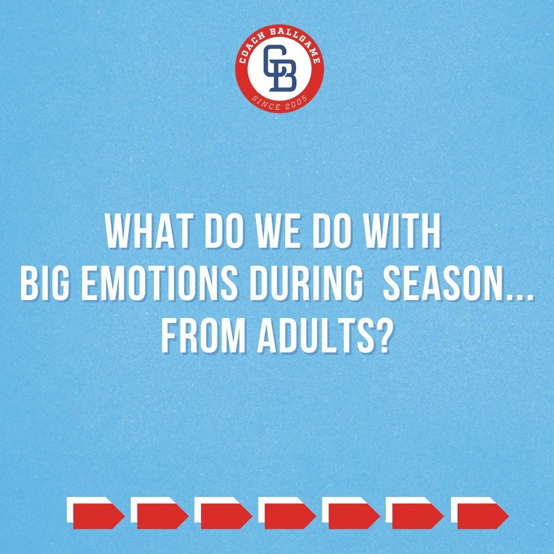 Big emotions are part of sports.
Big reactions from adults don&rsquo;t have to be.

Missed plays happen. Bad calls happen.
None of those moments define a season.

But how adults respond in those moments?
That absolutely shapes the culture.

Kids are 