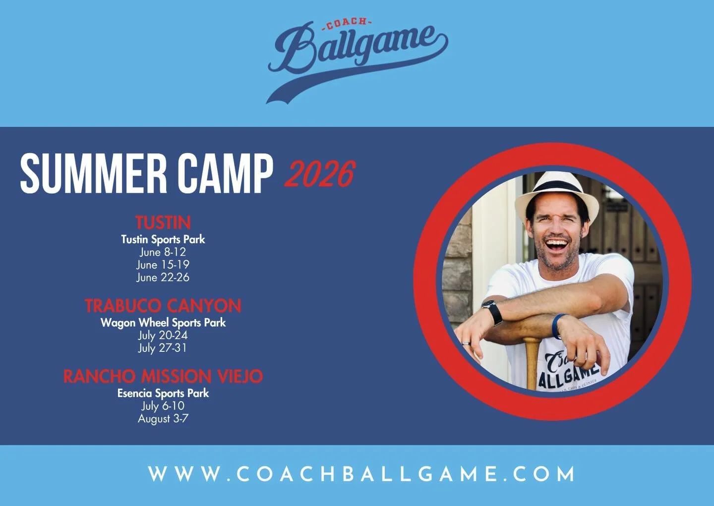 Price goes up FRIDAY, May 1st.

Grab the early bird price today and tell all your friends to join you for my 22nd summer of camps. 

My priorities at these camps go in this order:

1) Make them WANT to be a better human
2) Show the newcomer how FUN b