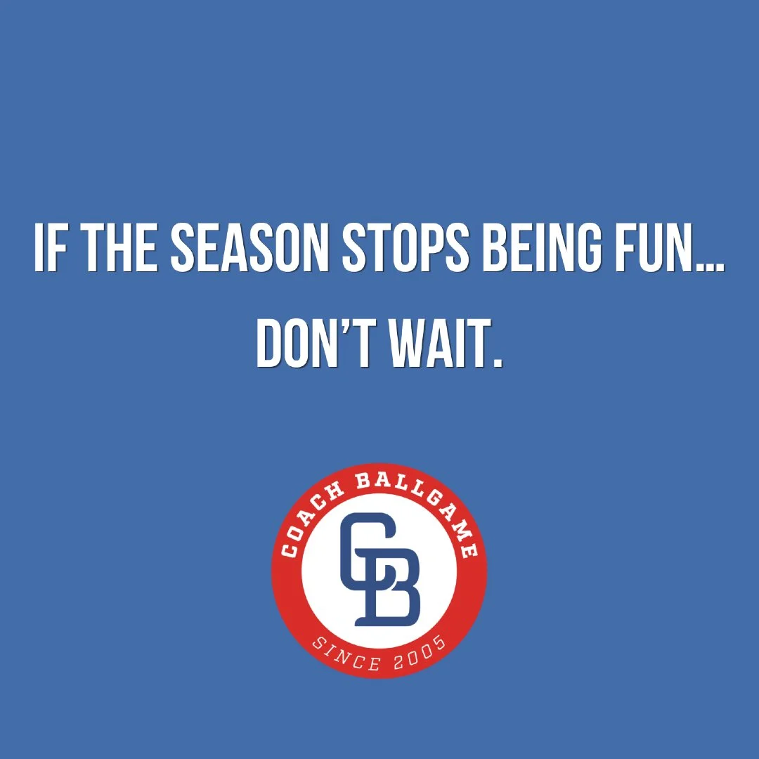 There&rsquo;s usually a moment when something shifts and many families try to push through it.

But that&rsquo;s often when burnout begins.

Sometimes the best coaching move isn&rsquo;t more reps.
It&rsquo;s a reset. The goal isn&rsquo;t just perform
