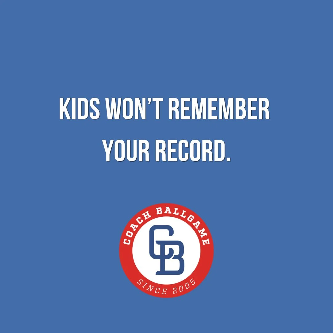 Years from now, most kids won&rsquo;t remember scores or statistics.

They will remember how their coach made them feel. That&rsquo;s the legacy of a coach!! Go get 'em.