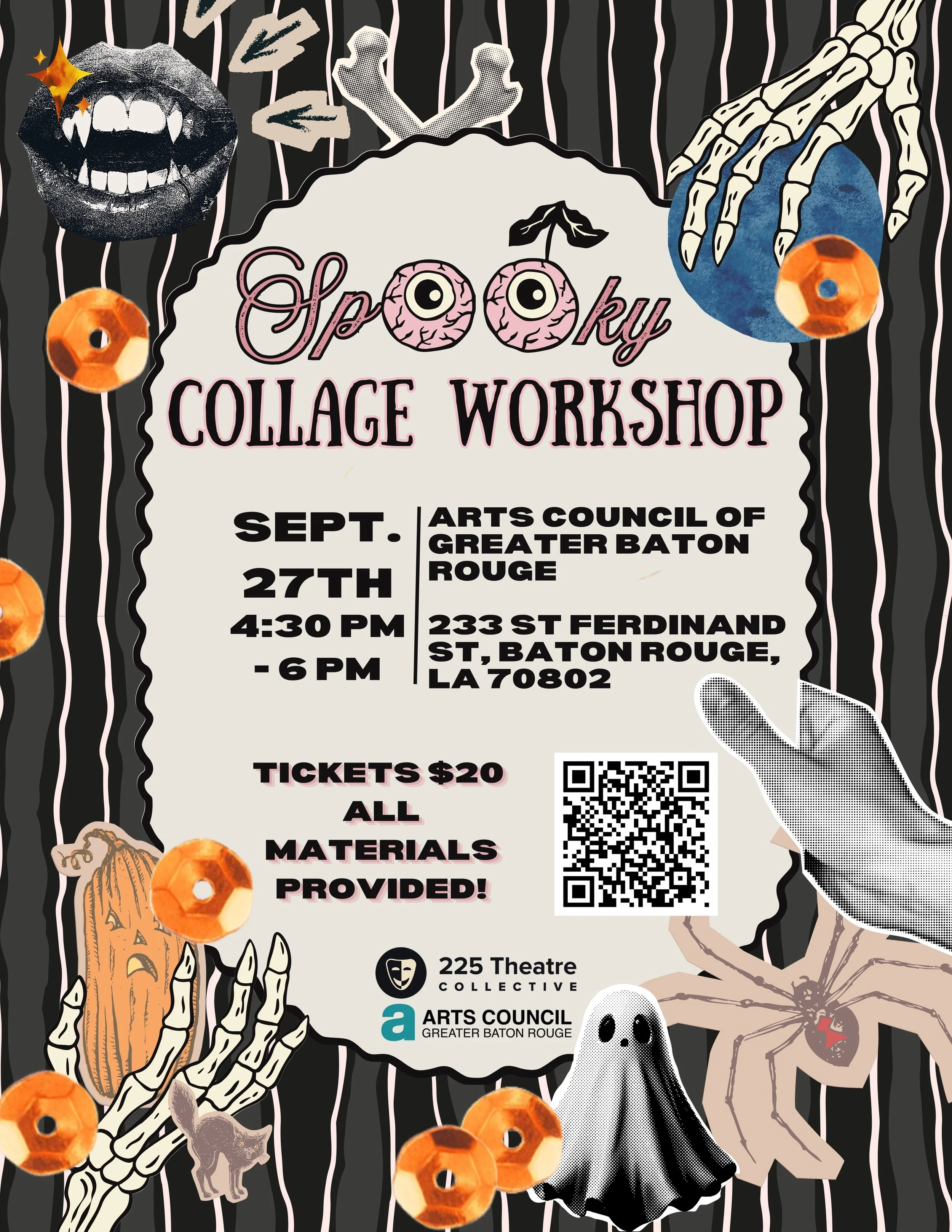 Black Pink Retro Illustrated Spooky Halloween Party Invitation Flyer.jpeg