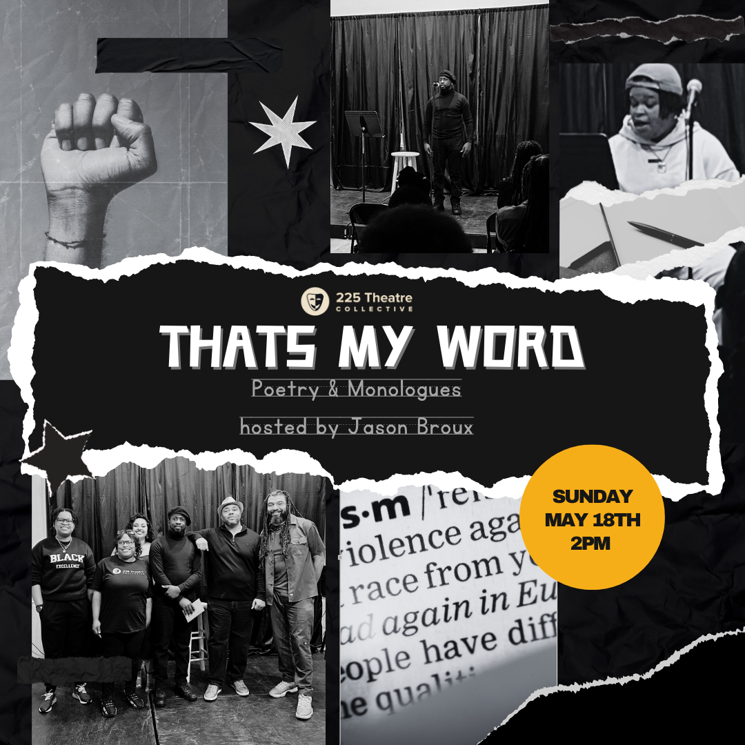 That's My Word: Poetry & Monologues