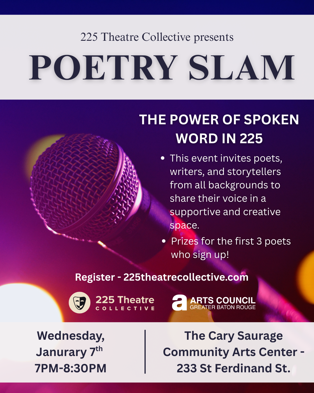 Poetry Slam - Jan. 7th