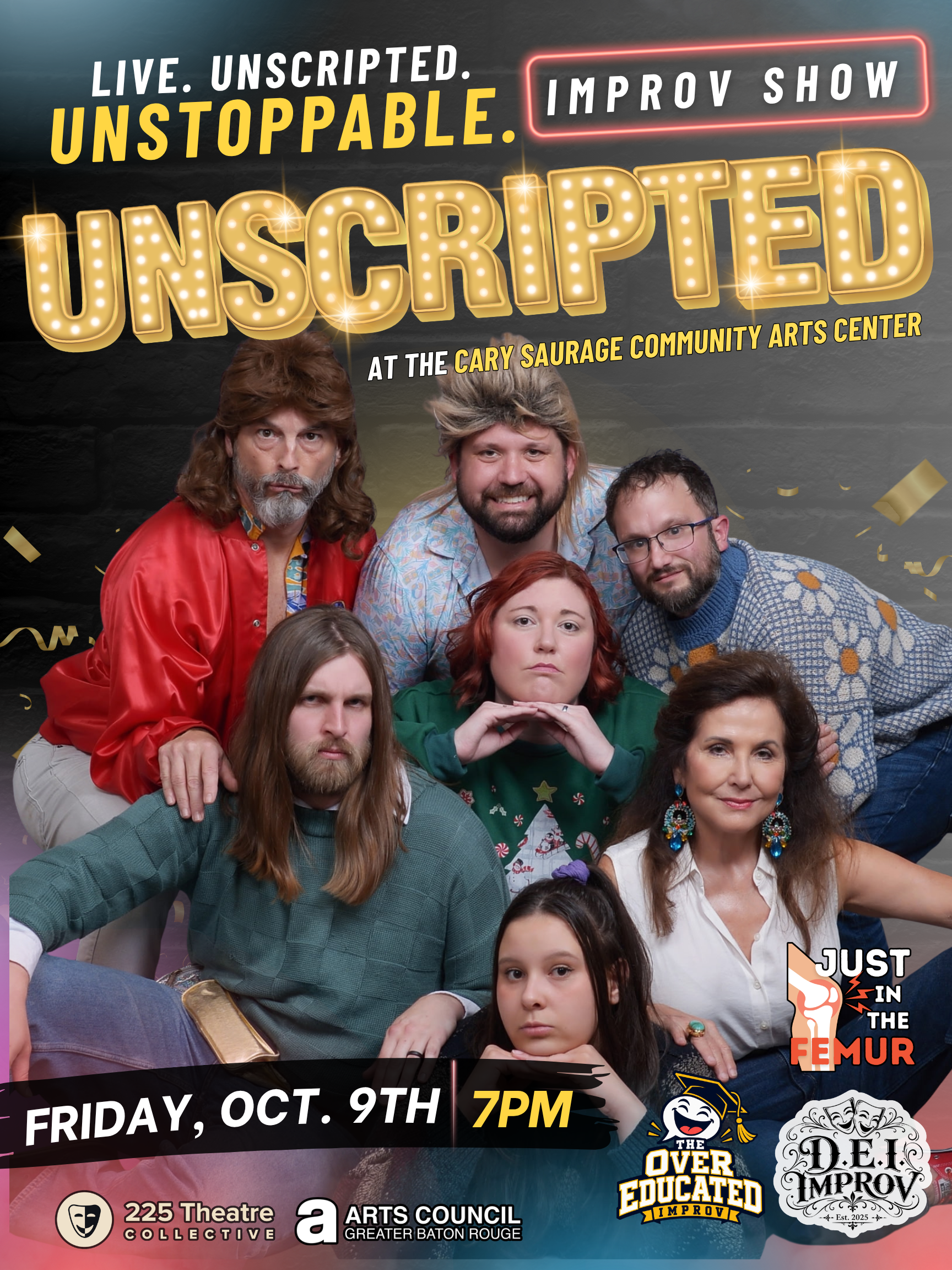 Unscripted: Improv Show Oct. 9th
