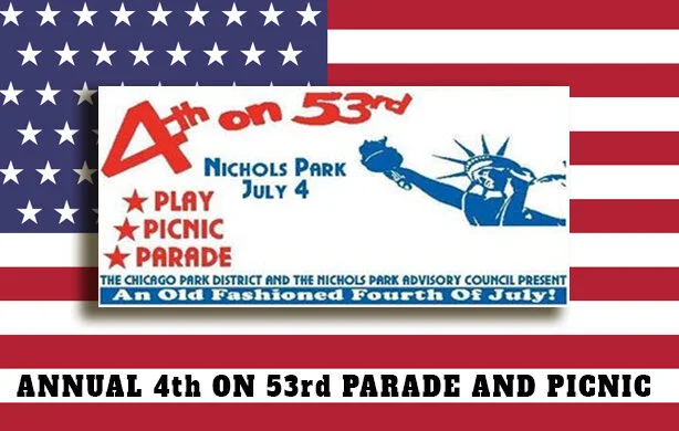 Come march with the Hyde Park Historical Society in the annual 4th on 53rd Parade