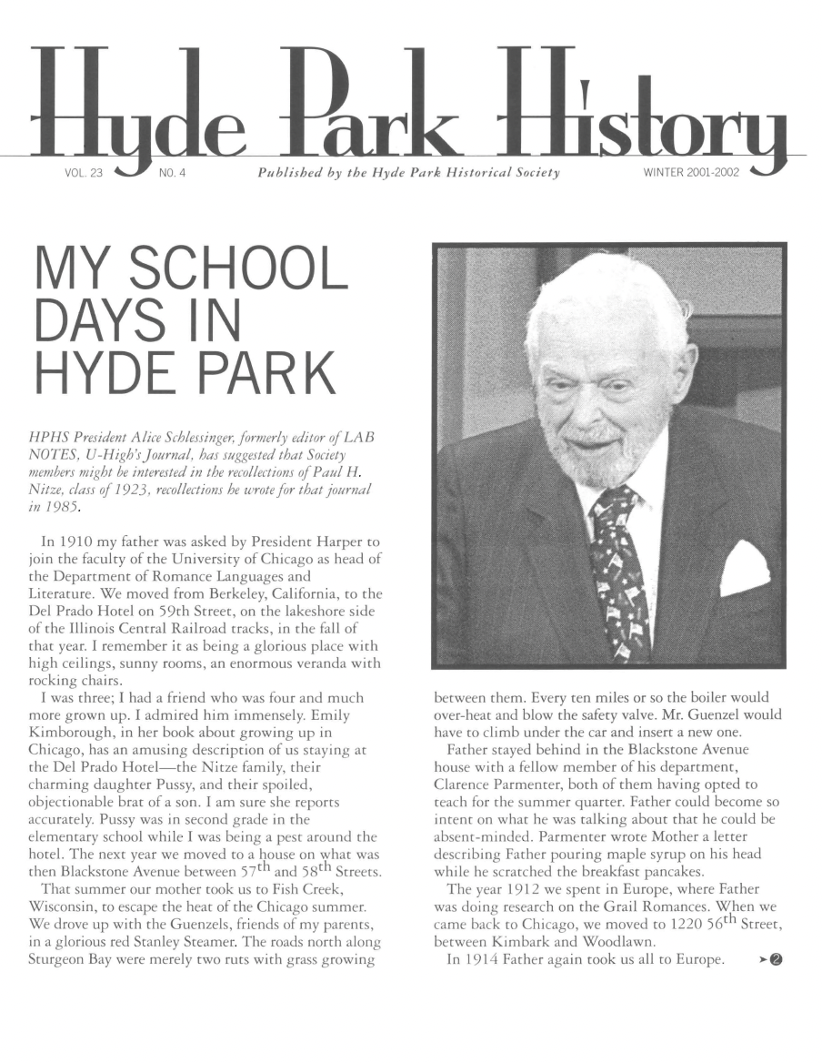 Chicagos Hyde Park Historical Society pic