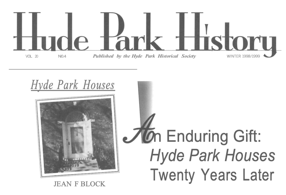 Early Hyde Park Historical Society â€” Chicago's Hyde Park Historical Society