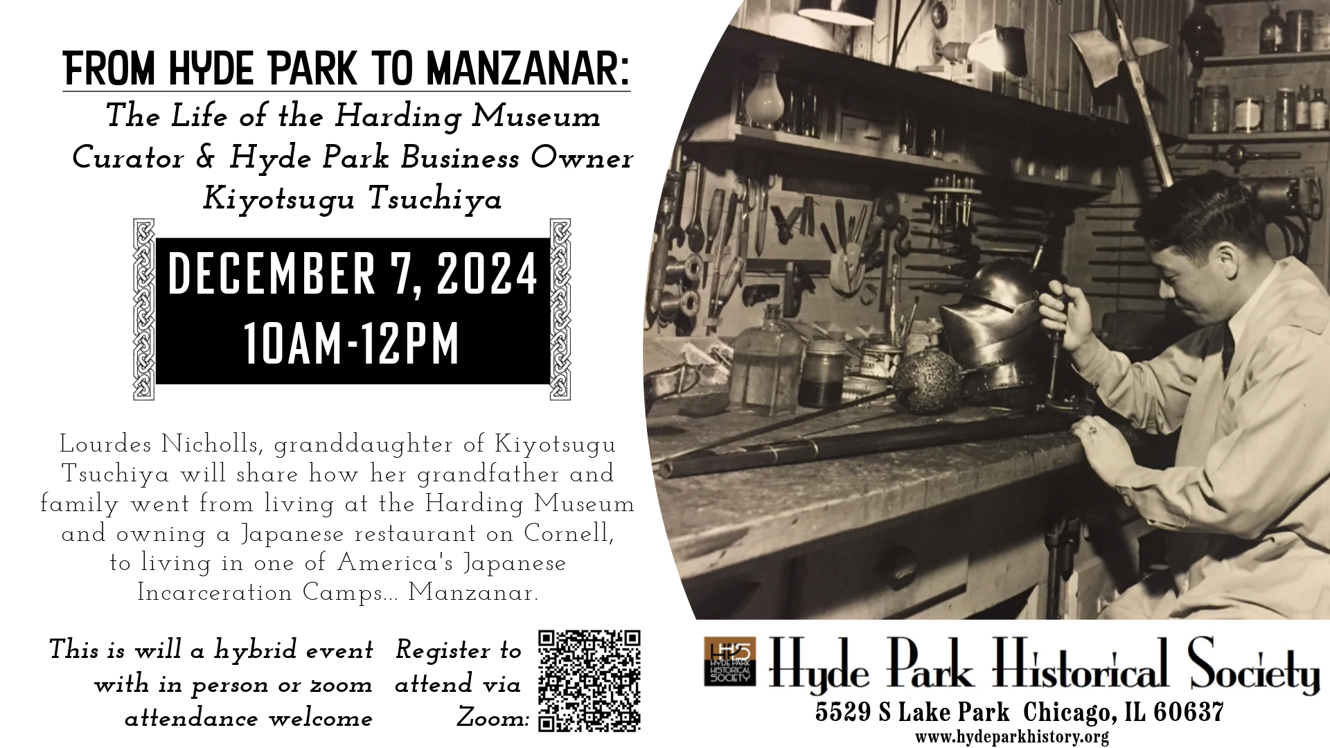 Hyde Park Historical Society — Upcoming Events