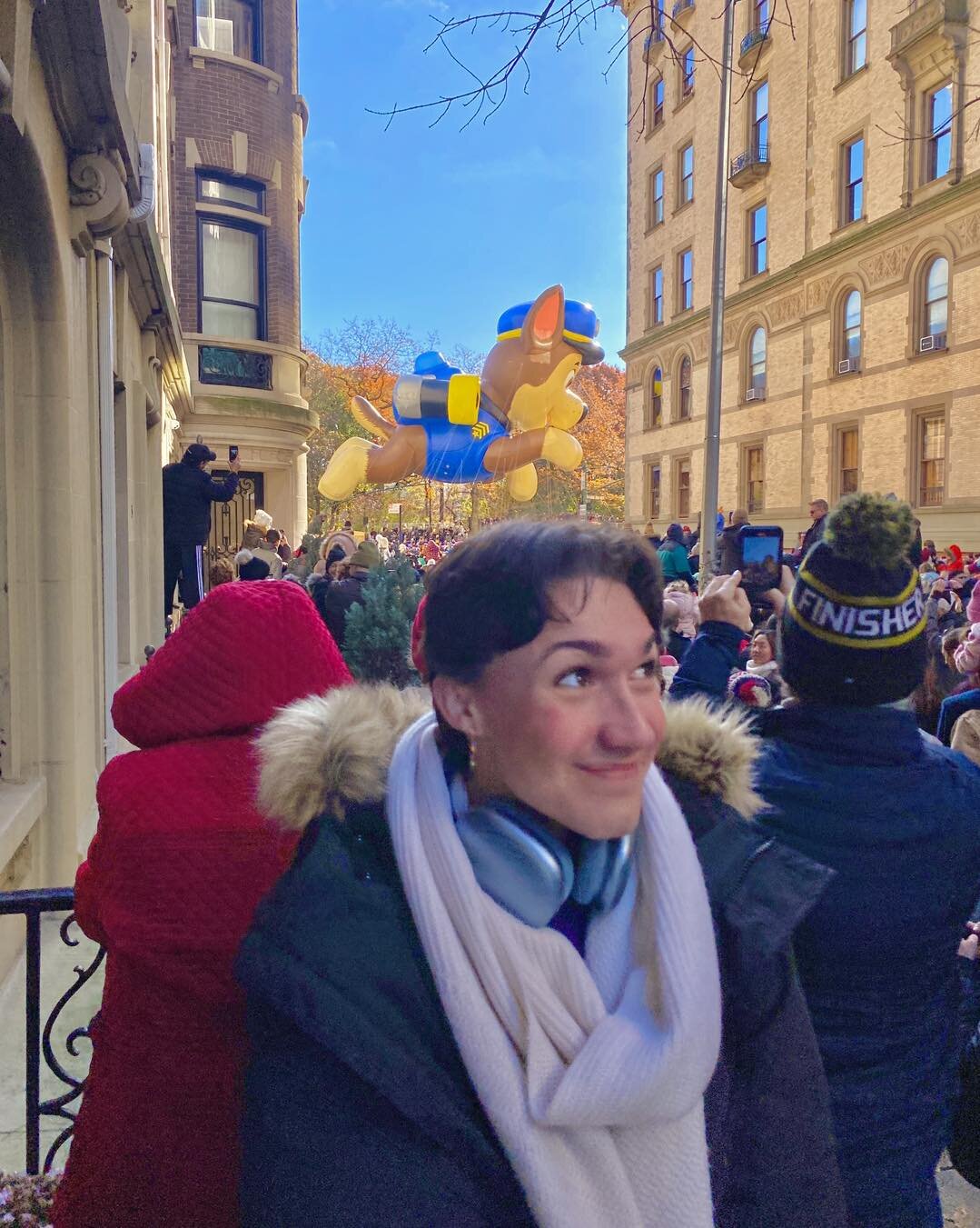 This message was approved by the Paw Patrol 
🐕🚨🐾
First Thanksgiving away from my family, but surrounded by the insane tourist crowds of the Macys Thanksgiving Day Parade. An insane euphoric moment to experience my childhood holiday rituals with so