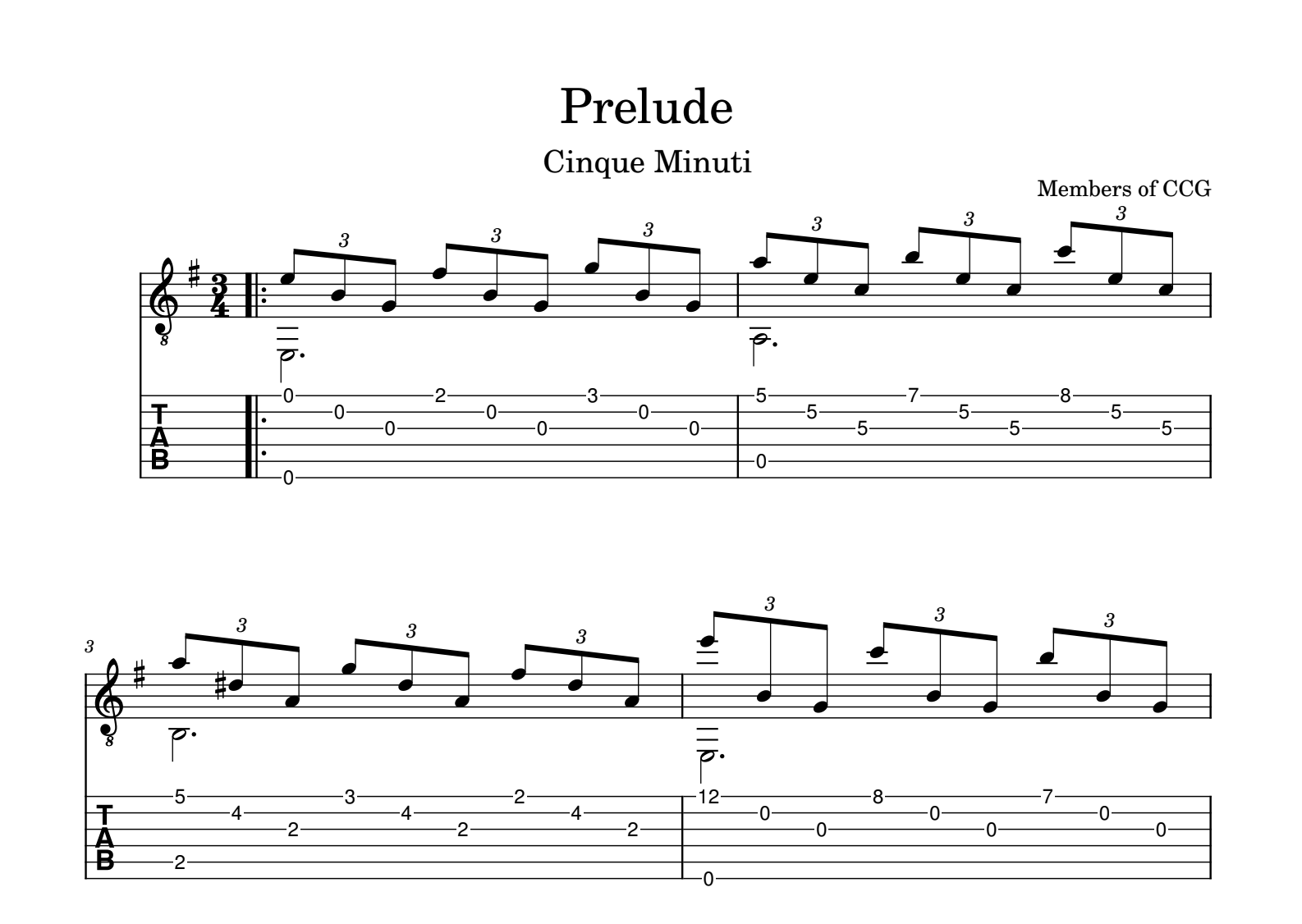 5 Minute Prelude
