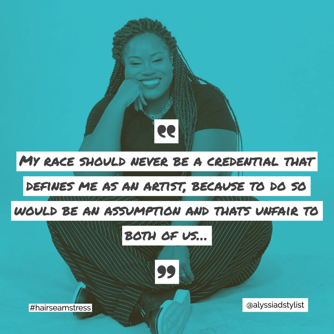 So, between us squirrel friends, can we be real for a moment? ⁣⁣
⁣⁣⁣
The fact that we as a hair industry are still only bringing a person of color into the trend or fashion conversation when &ldquo;textured hair&rdquo; is the topic of discussion, sho