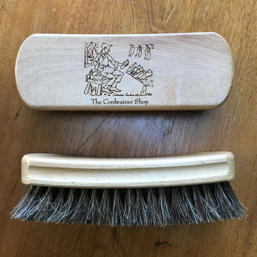 Solid Maple Horsehair Brush — The Cordwainer Shop