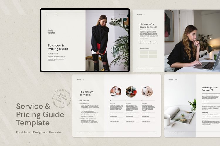 Mini Brand Guidelines Template for Ai and ID — HANNAH BACON
