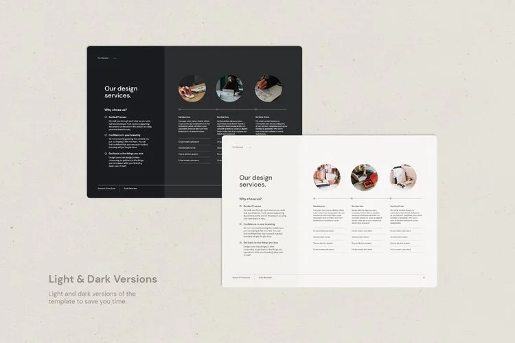 Mini Brand Guidelines Template for Ai and ID — Hannah Bacon
