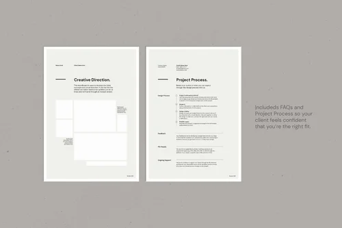 Mini Brand Guidelines Template for Ai and ID — Hannah Bacon