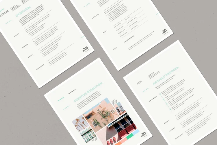 Mini Brand Guidelines Template for Ai and ID — Hannah Bacon