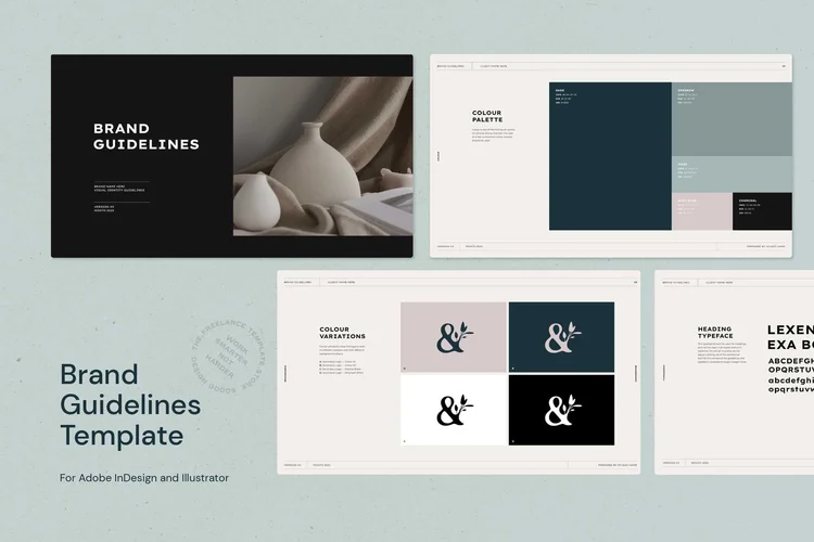Mini Brand Guidelines Template for Ai and ID — HANNAH BACON