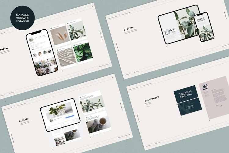 Mini Brand Guidelines Template for Ai and ID — Hannah Bacon