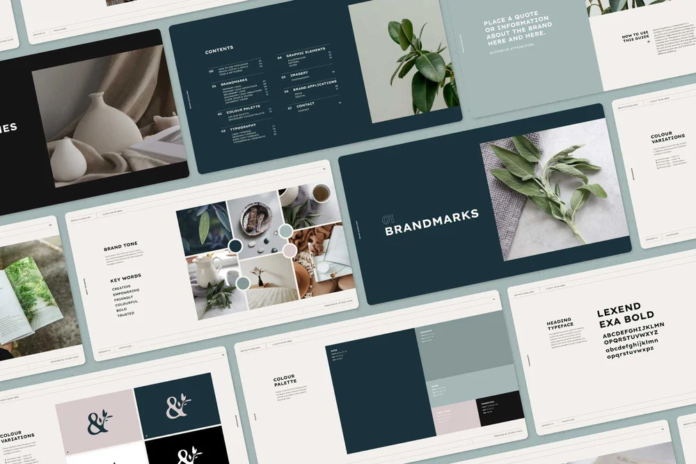 Mini Brand Guidelines Template for Ai and ID — Hannah Bacon