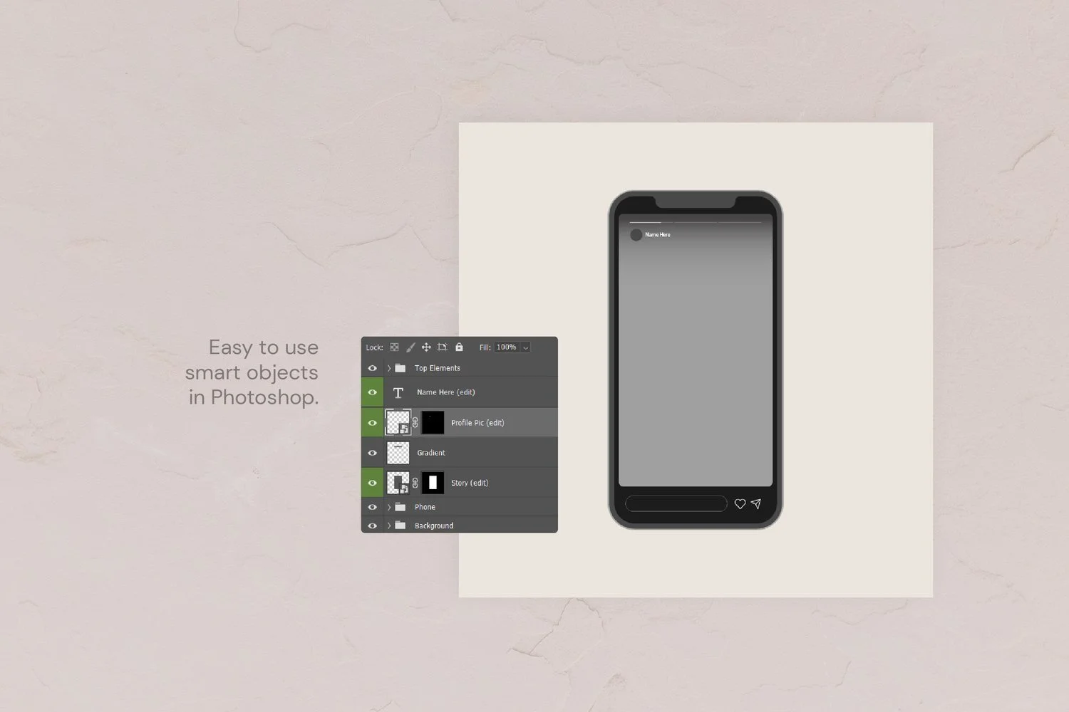 Free Adobe Illustrator Brand Board Template with Mobile and Instagram ...