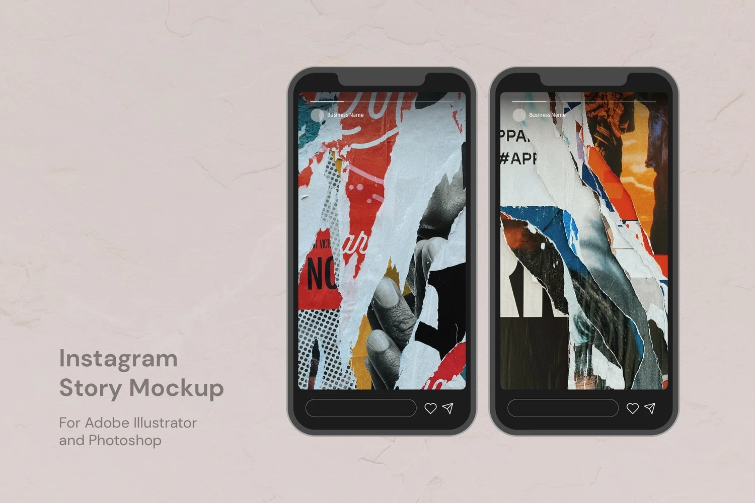 Free Adobe Illustrator Brand Board Template with Mobile and Instagram ...