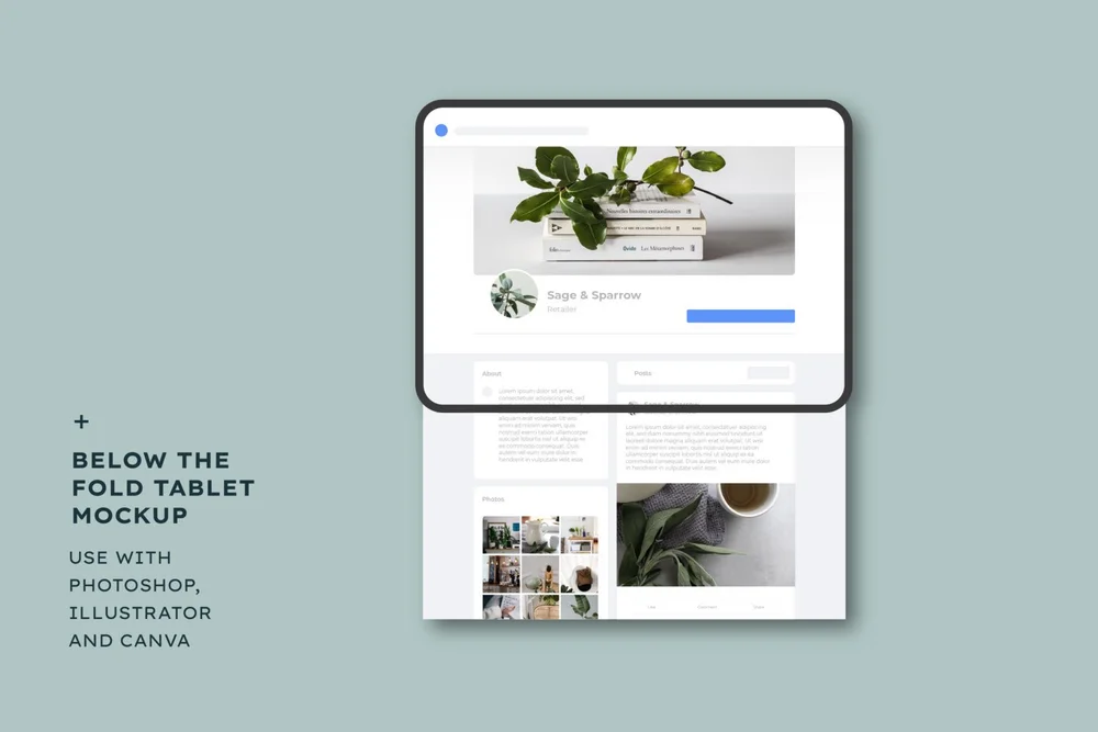 Free Adobe Illustrator Brand Board Template with Mobile and Instagram ...