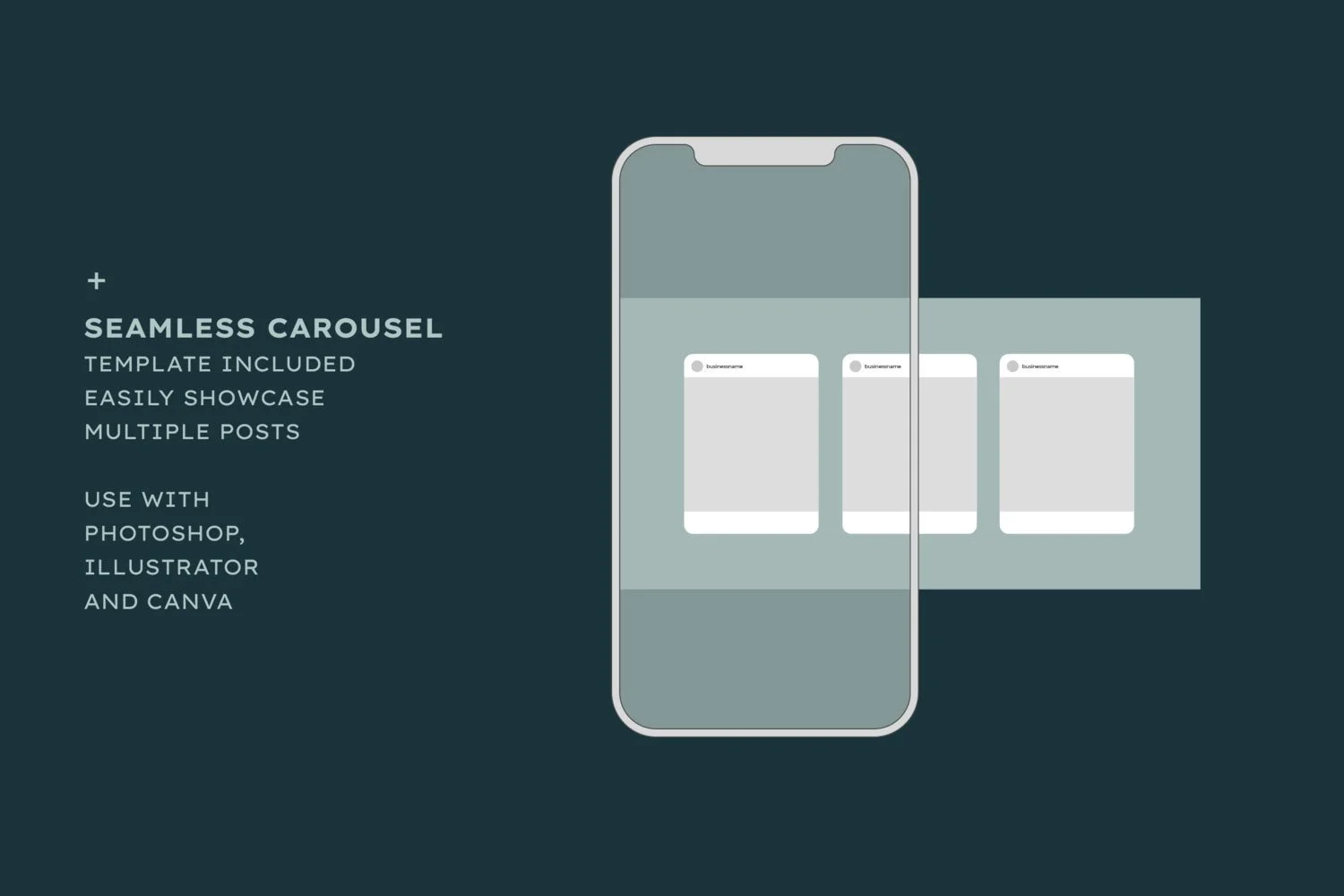Free Adobe Illustrator Brand Board Template with Mobile and Instagram ...