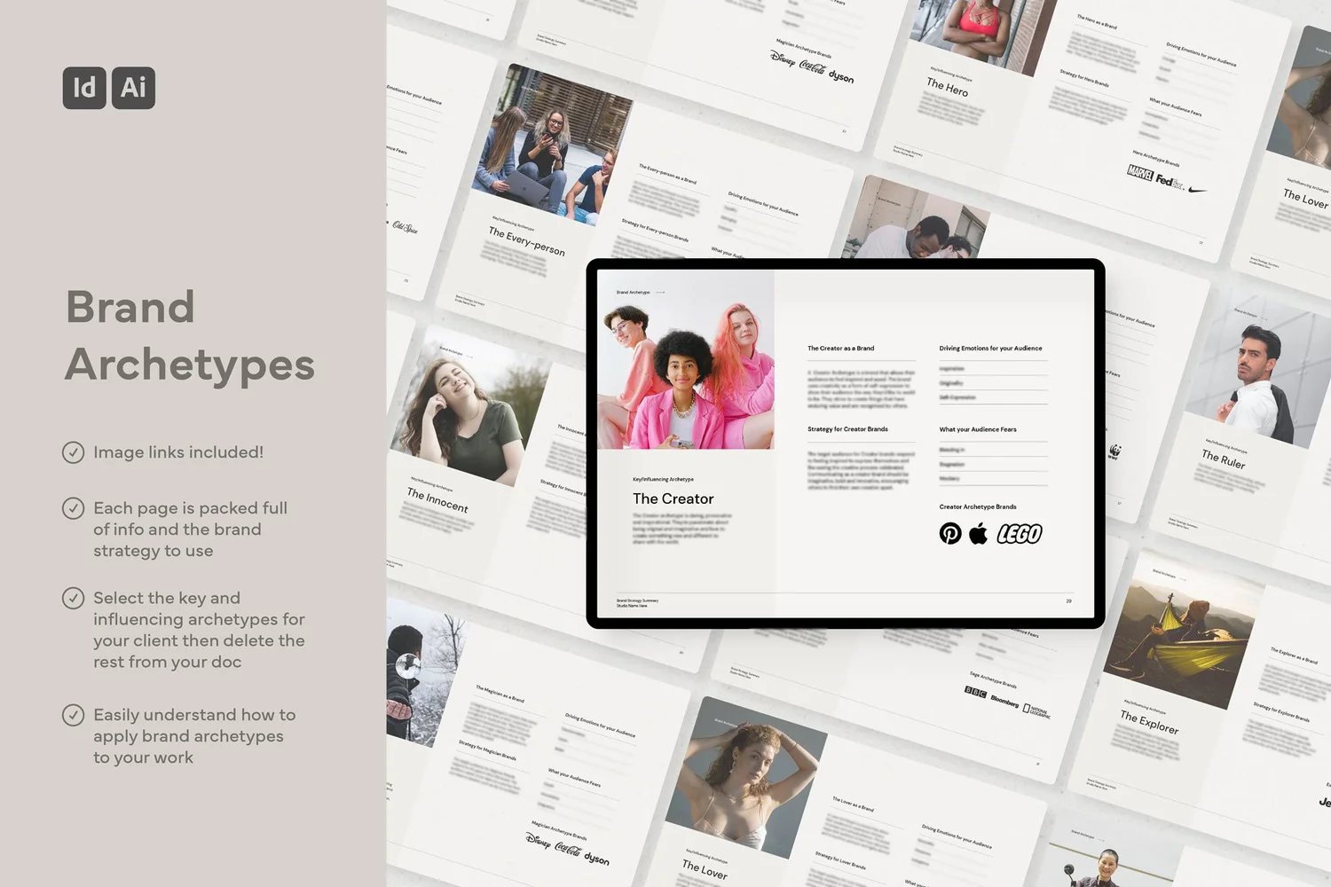 Mini Brand Guidelines Template for Ai and ID — Hannah Bacon
