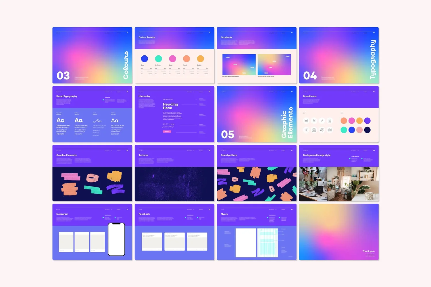 Mini Brand Guidelines Template for Ai and ID — Hannah Bacon
