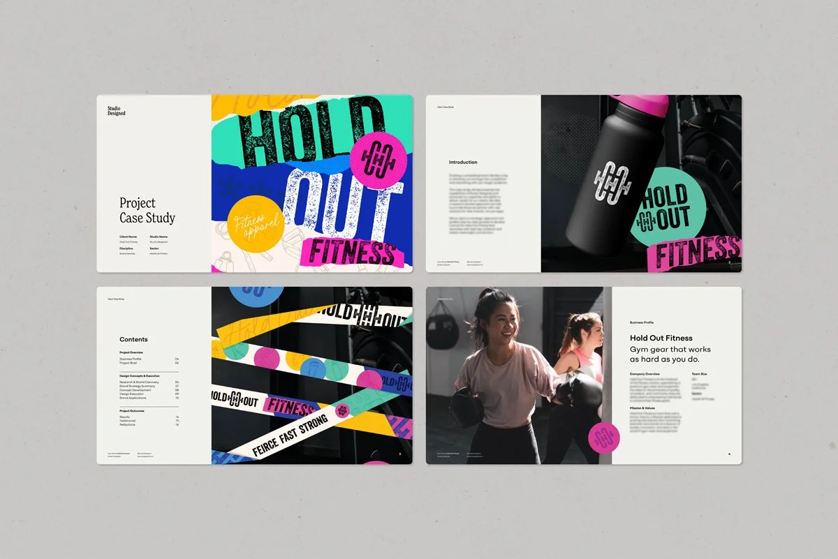 Mini Brand Guidelines Template for Ai and ID — HANNAH BACON