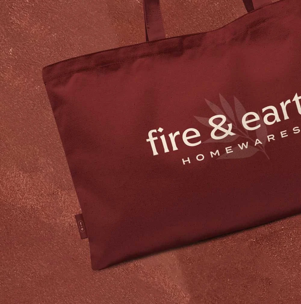 Fire and Earth Tote Mockup