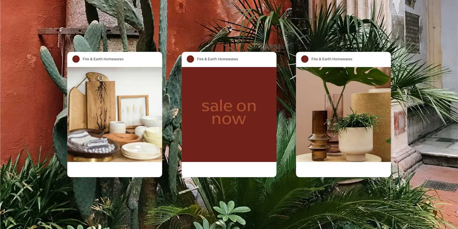 Fire and Earth Social Media Mockup