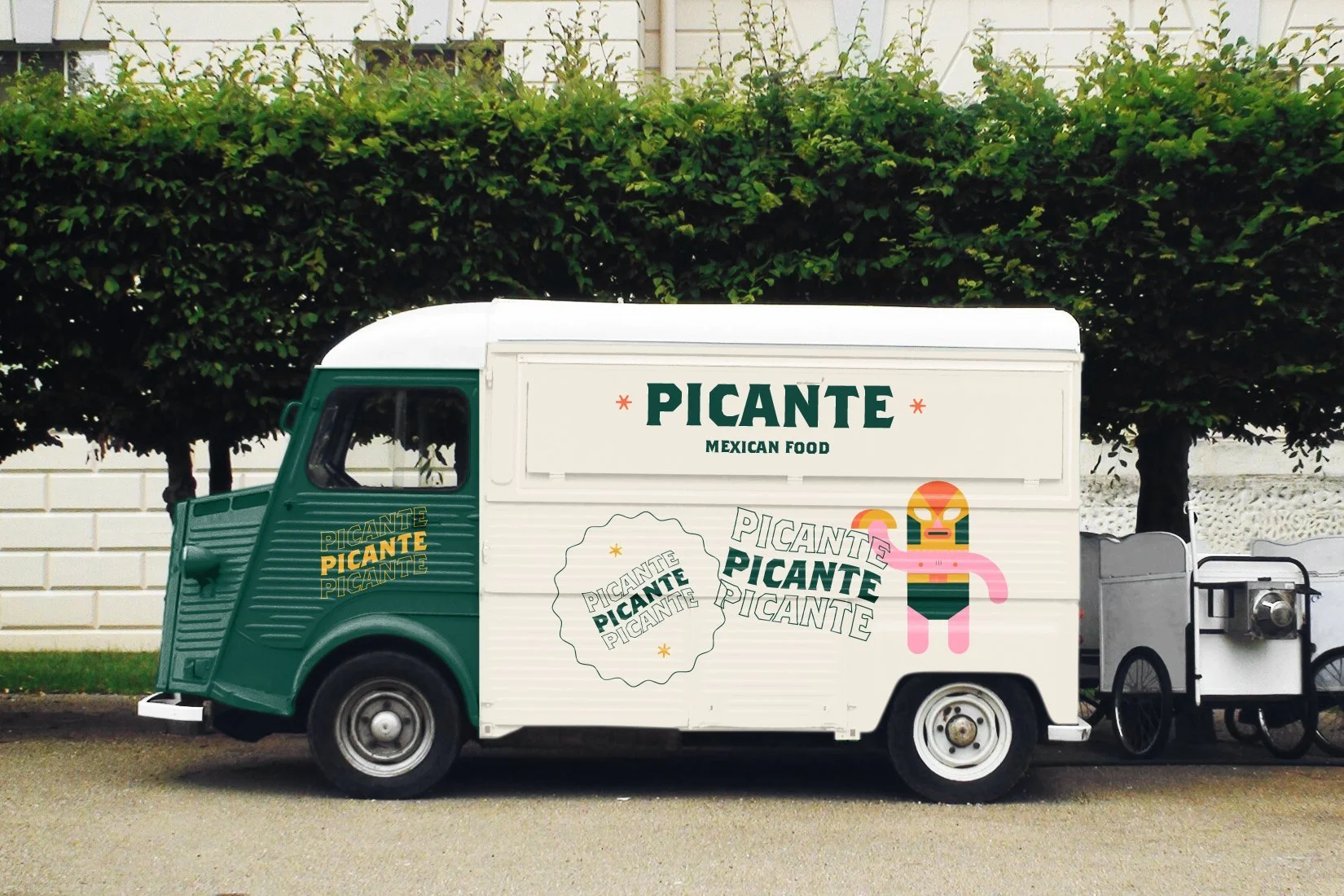 Picante Food truck mockup