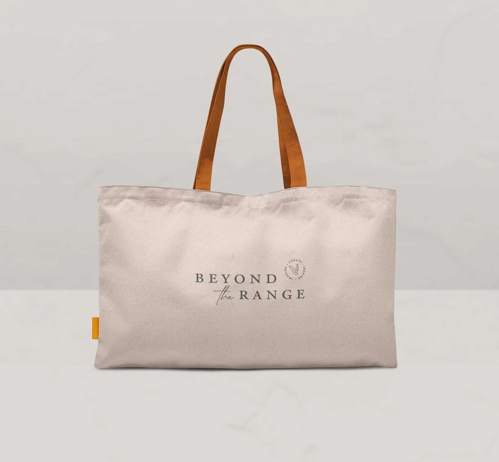 Beyond the Range Tote Bag mockup