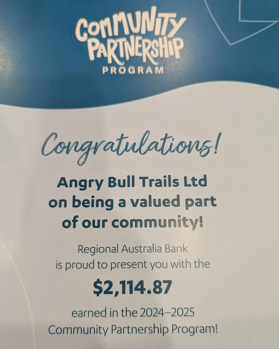 A huge thank you to @regionalaustraliabank for their incredible support through the Community Contributions Program - and to the Tenterfield community for making it all possible.
Across their network, Regional Australia Bank has contributed $2.8 mil