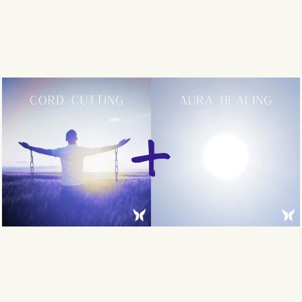 The Energy Cleanse Cord Cutting and Aura Healing images representing the combined Energy Cleanse session