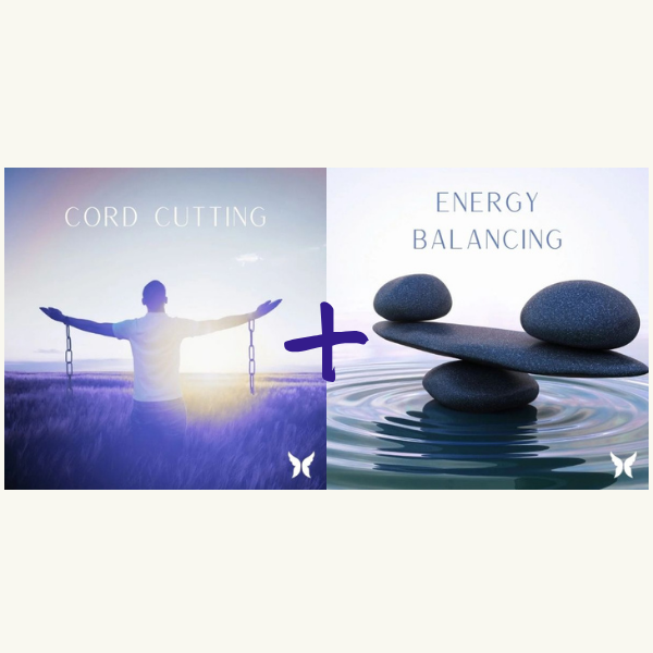 The Energy Boost Cord Cutting and Energy Balancing images representing the combined Energy Boost session