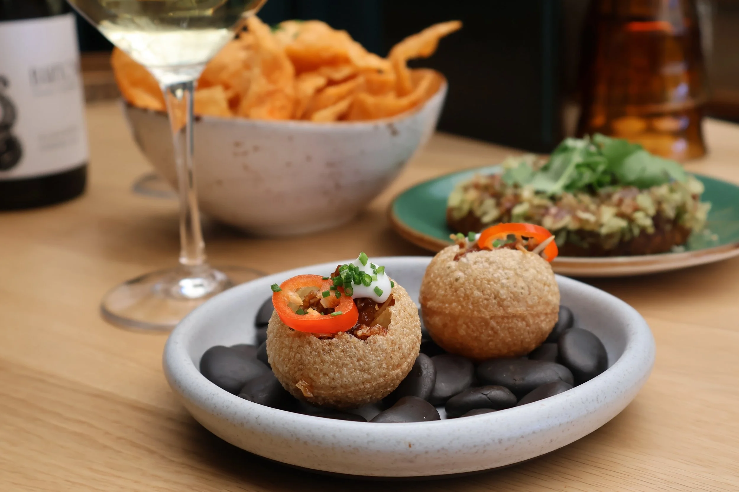 Small in size, big on flavour. 
Pani Puri done the Lantern way 🤝