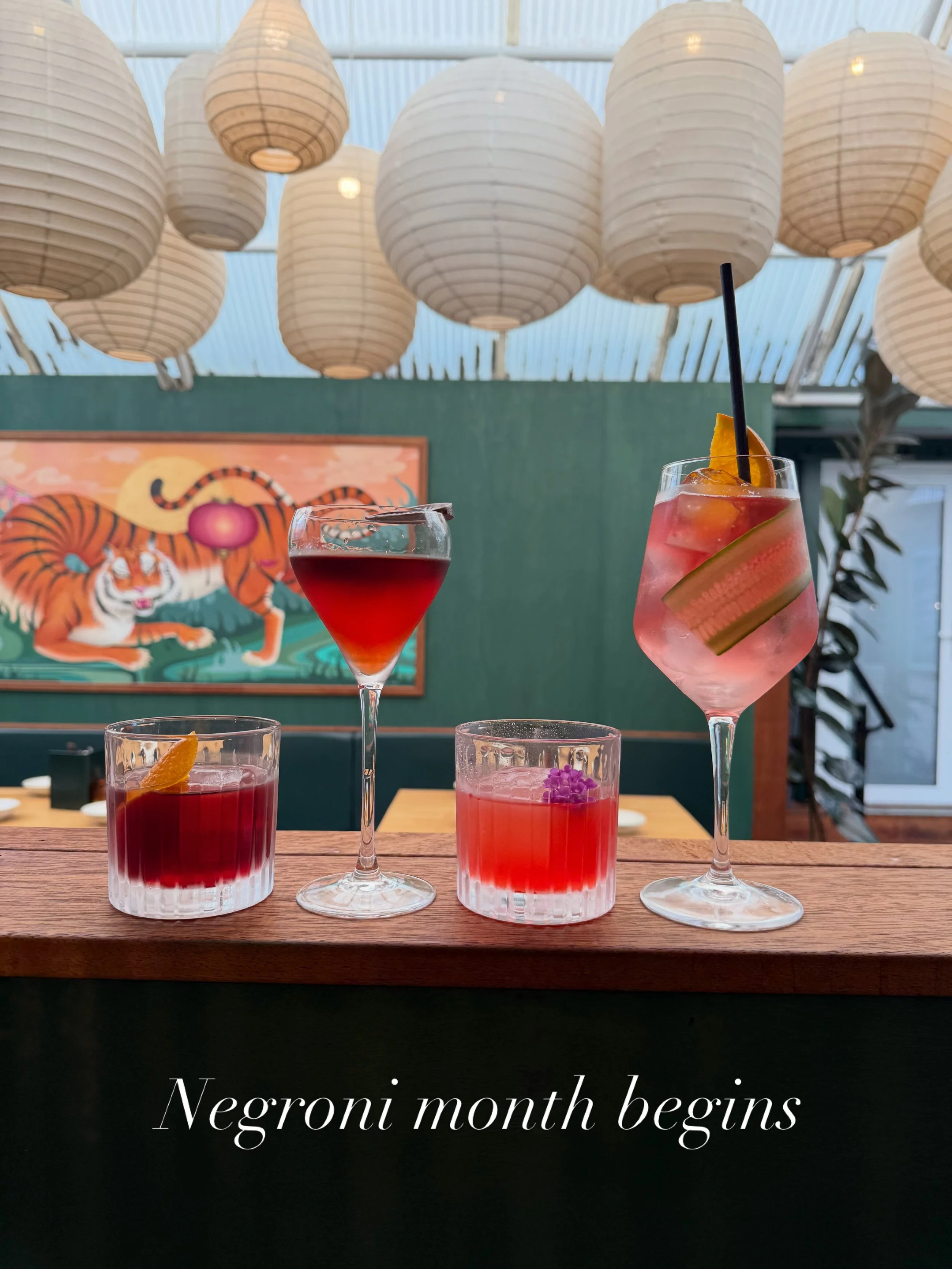 To celebrate Negroni week, we have 4 beautiful Negronis on the menu for the next 4 weeks.
Come and find your favourite 🍊

@camparinz 
@bulldog_gin 
@negroniweek 

#negroniweek2026 #cocktails #papamoa
